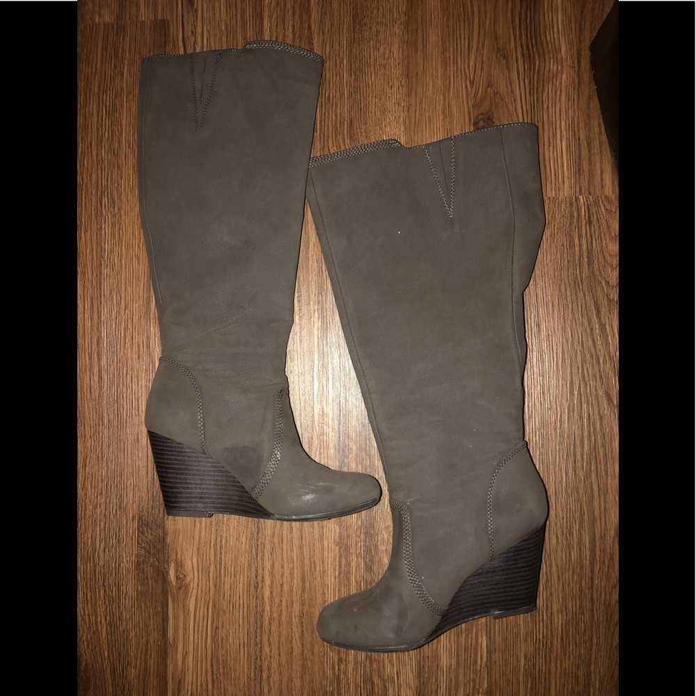 Fergalicious wedge heel boot